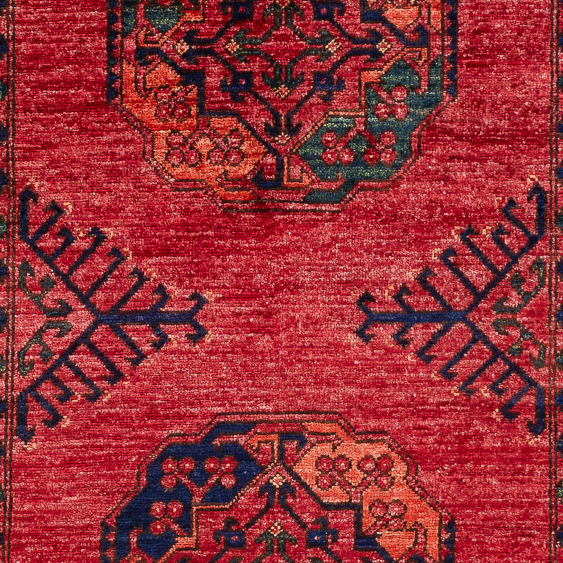 Afghan Rug - 151 x 102 cm - red