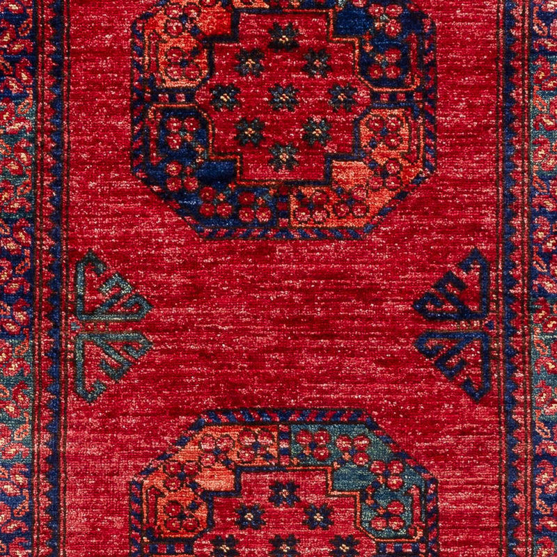 Afghan Rug - 150 x 102 cm - red