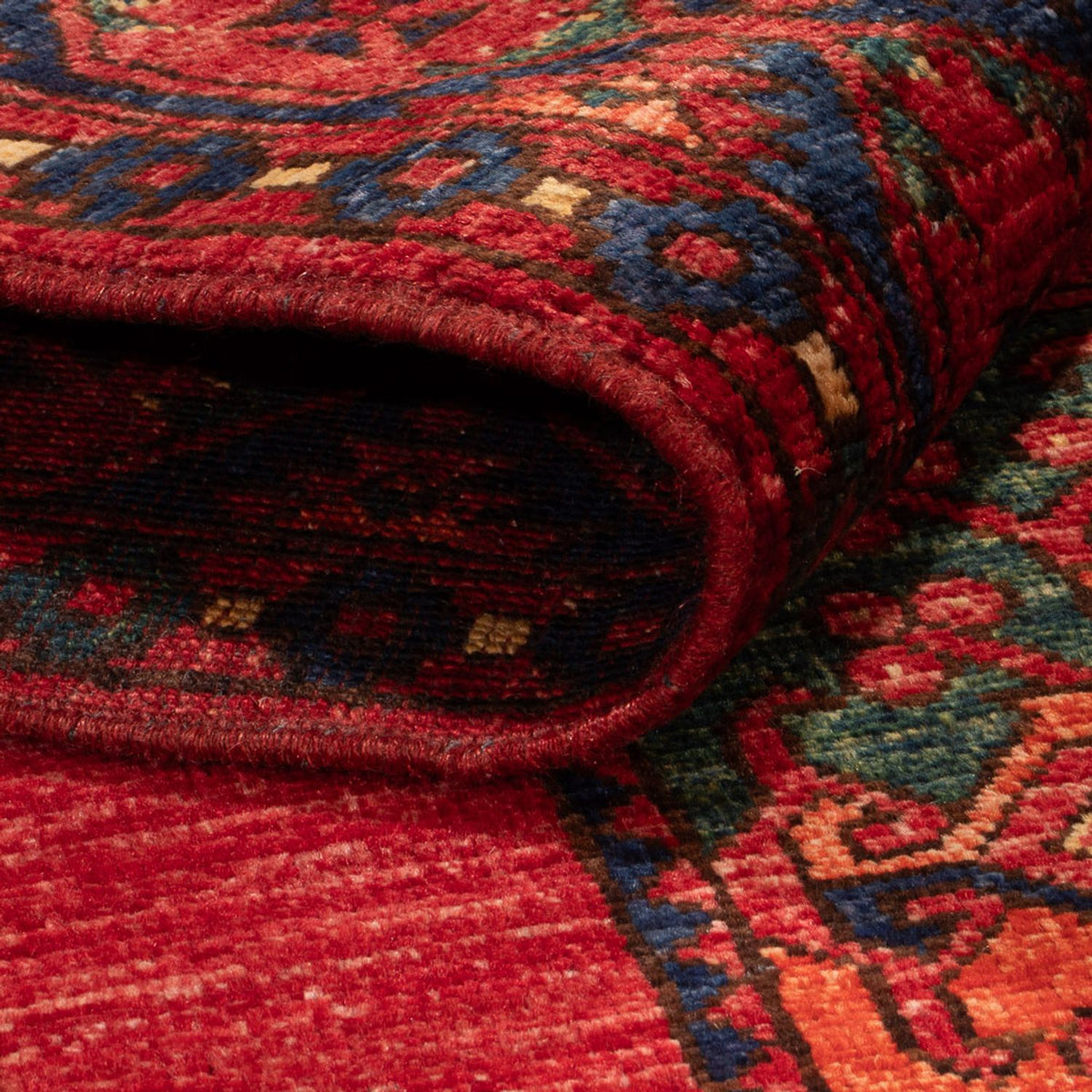 Afghan Rug - 159 x 106 cm - red