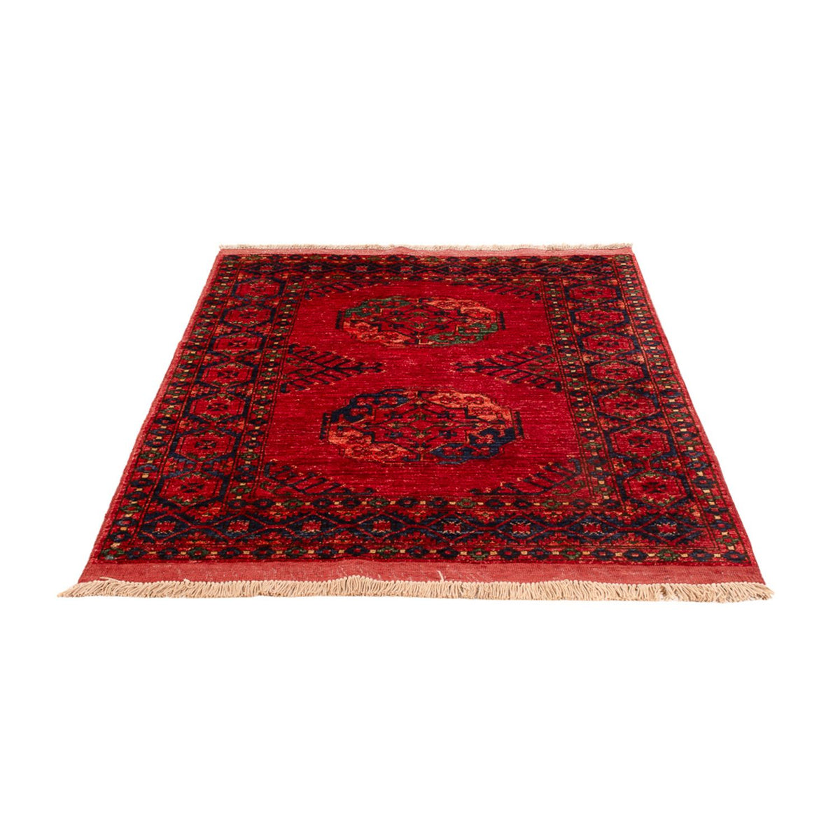 Afghan Rug - 159 x 106 cm - red