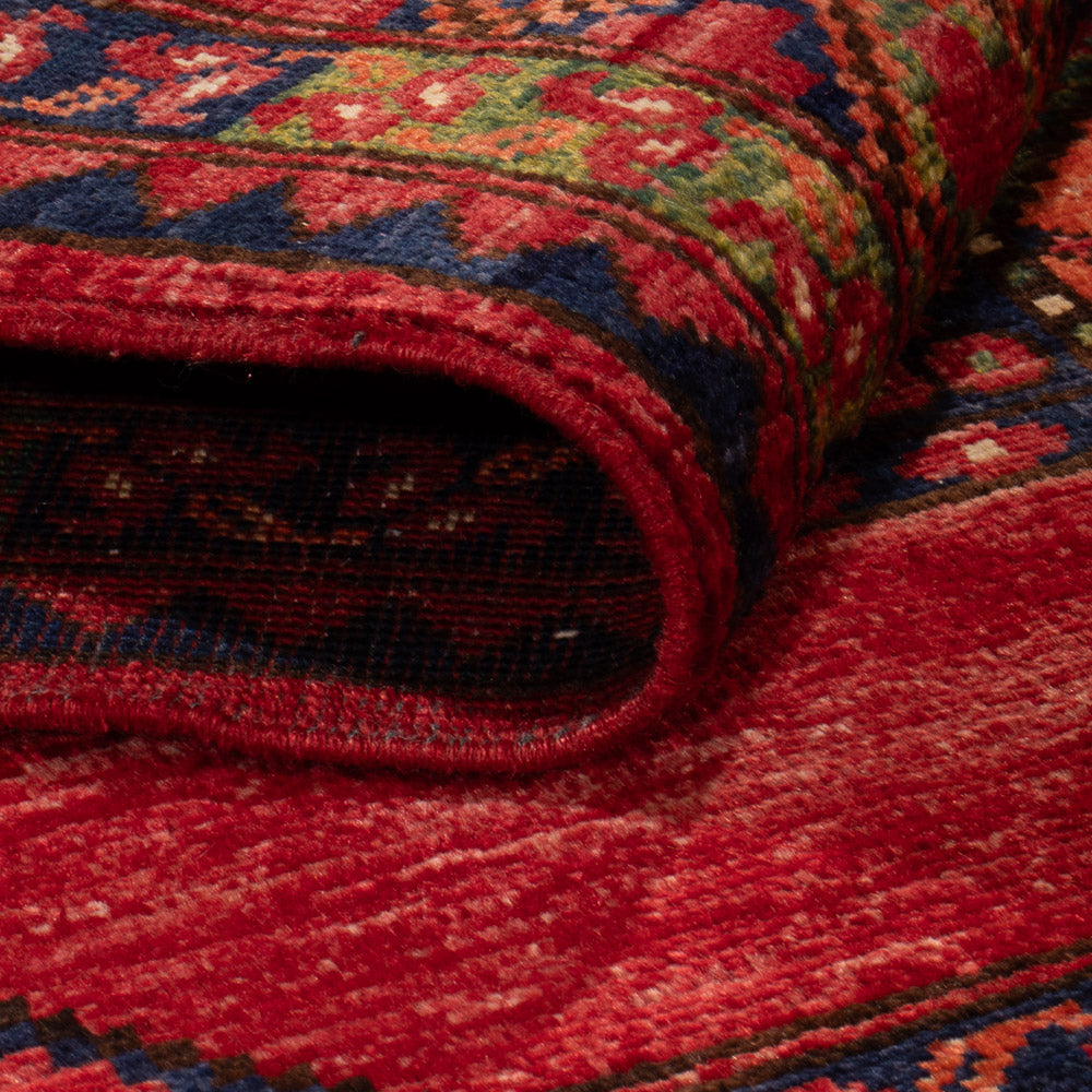 Afghan Rug - 159 x 108 cm - red