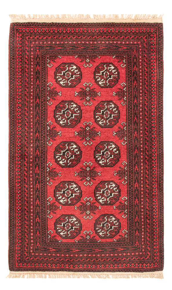 Afghan Rug - Filpa - 120 x 77 cm - red
