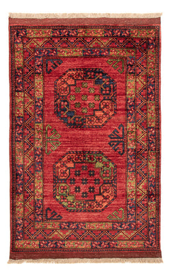 Afghan Rug - 125 x 82 cm - red