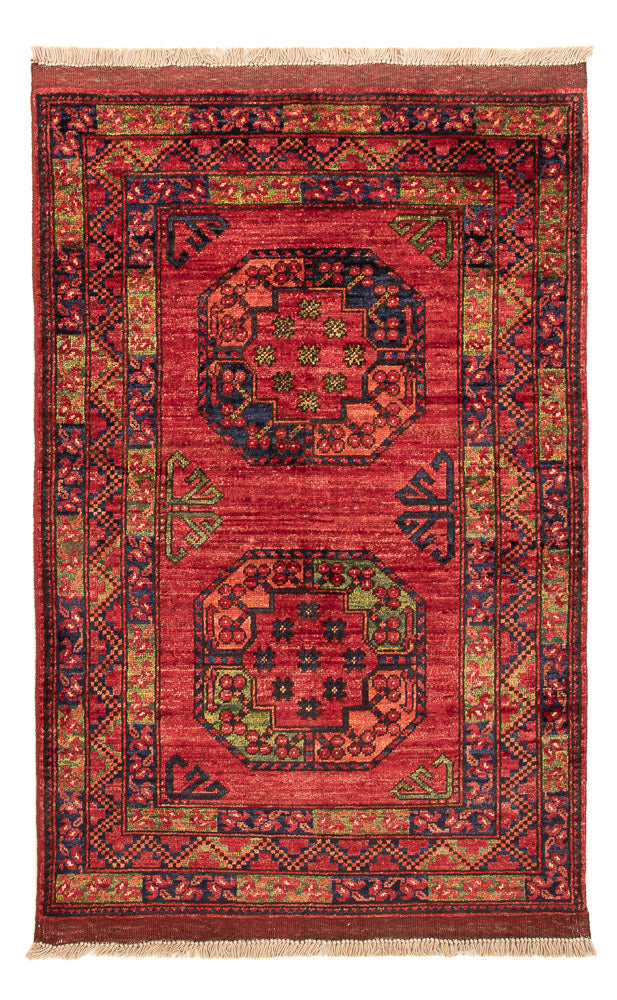 Afghan Rug - 125 x 82 cm - red
