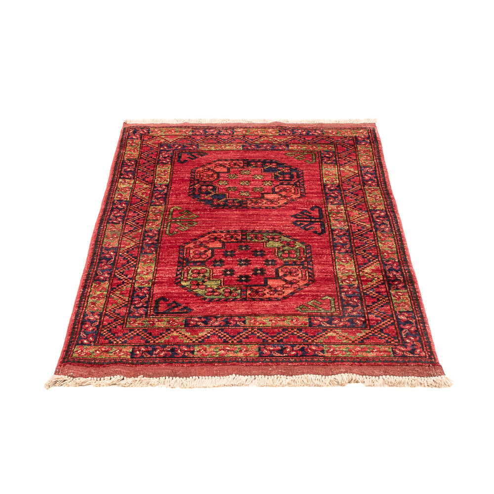 Afghan Rug - 125 x 82 cm - red