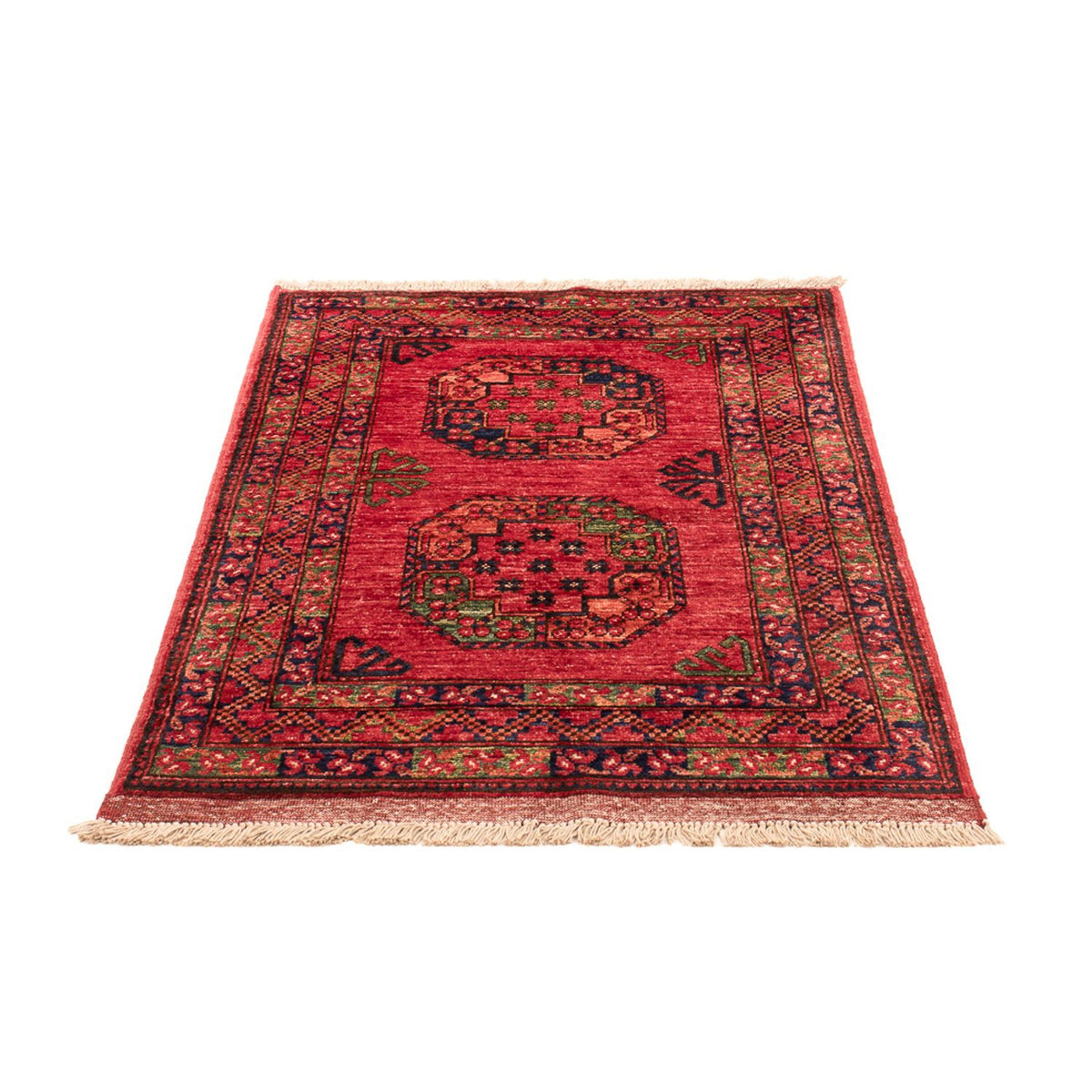 Afghan Rug - 126 x 82 cm - red