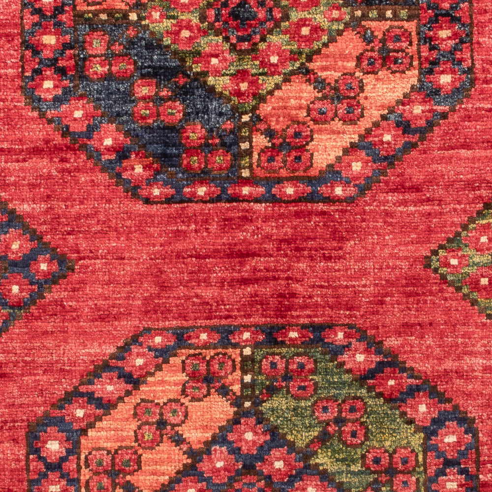Afghan Rug - 115 x 84 cm - red