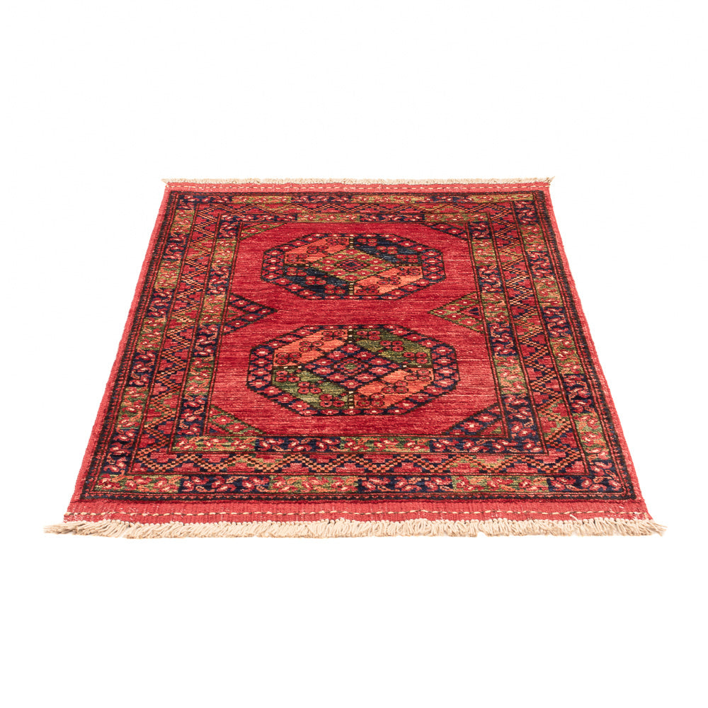 Afghan Rug - 115 x 84 cm - red