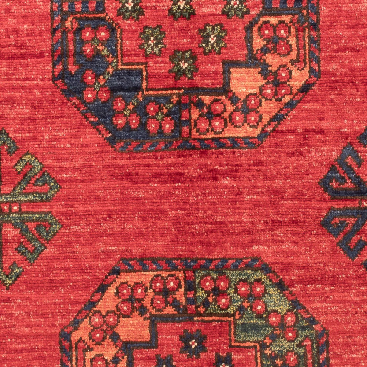 Afghan Rug - 138 x 86 cm - red