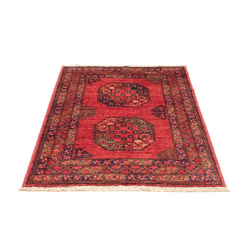 Afghan Rug - 138 x 86 cm - red
