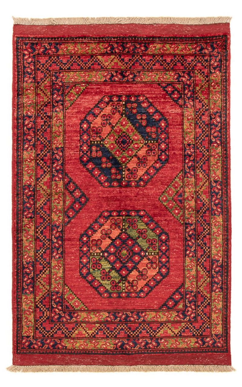Afghan Rug - 123 x 82 cm - red