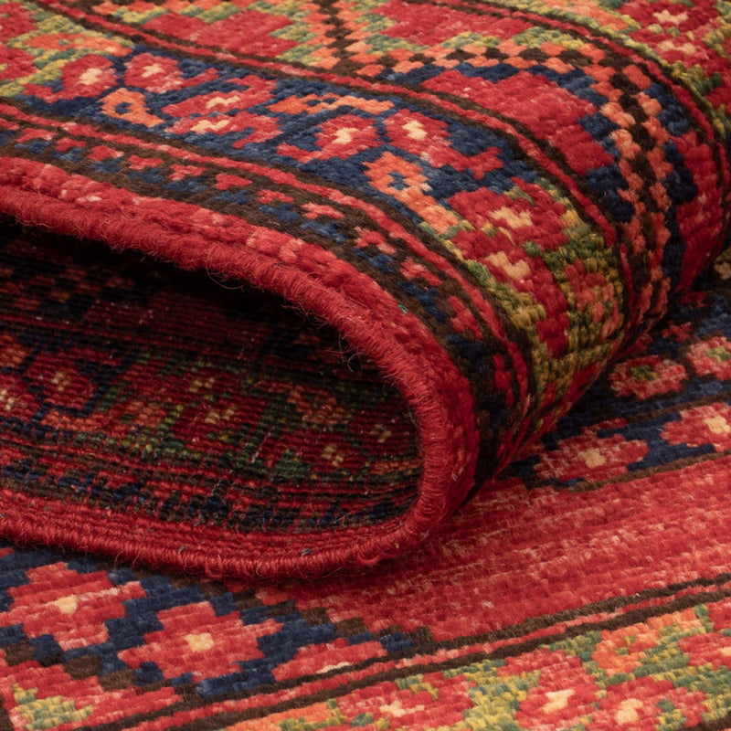 Afghan Rug - 123 x 82 cm - red