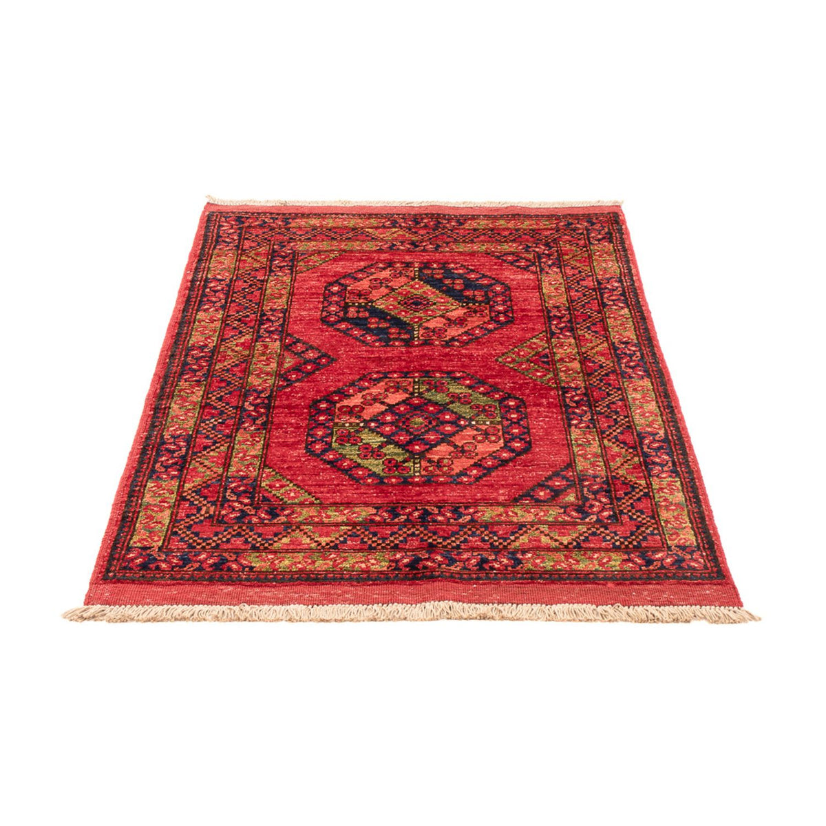 Afghan Rug - 123 x 82 cm - red