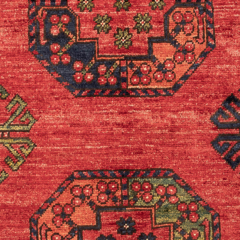 Afghan Rug - 125 x 87 cm - red