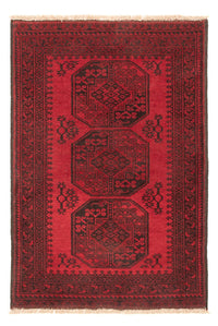 Afghan Rug - Filpa - 120 x 80 cm - red