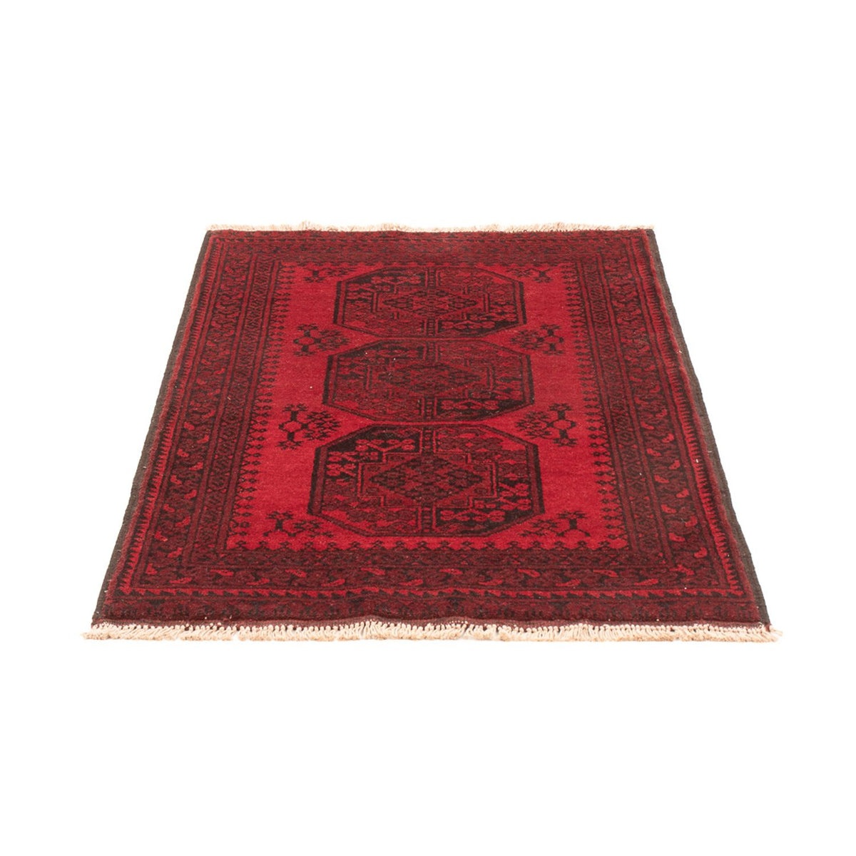 Afghan Rug - Filpa - 120 x 80 cm - red