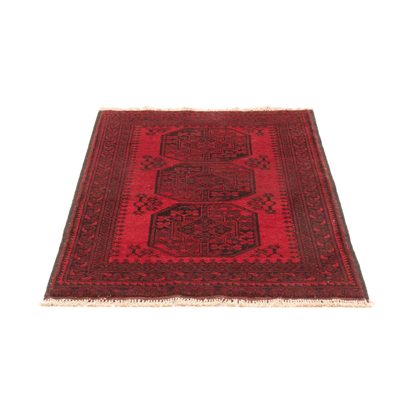 Afghan Rug - Filpa - 120 x 80 cm - red