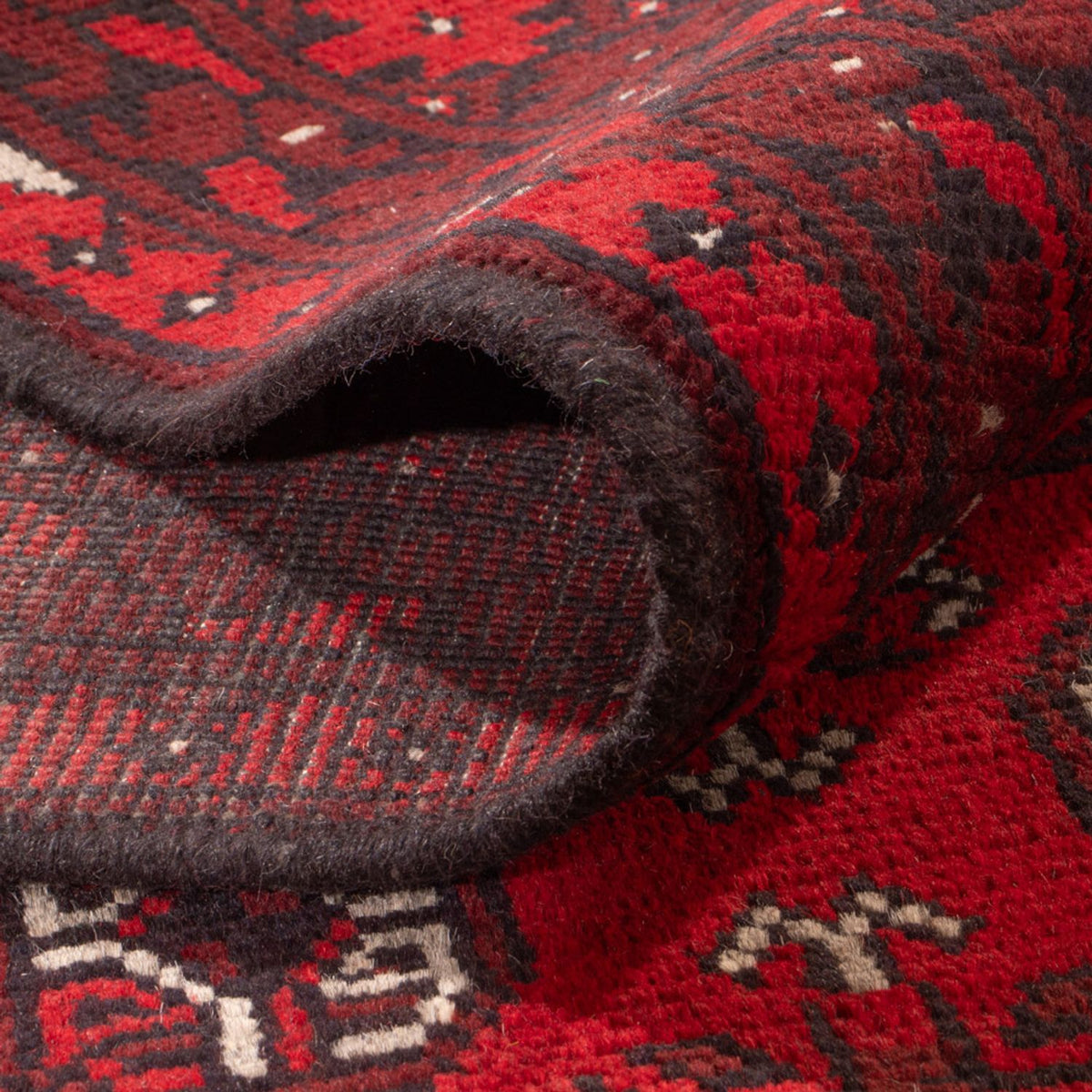 Afghan Rug - Filpa - 302 x 245 cm - red