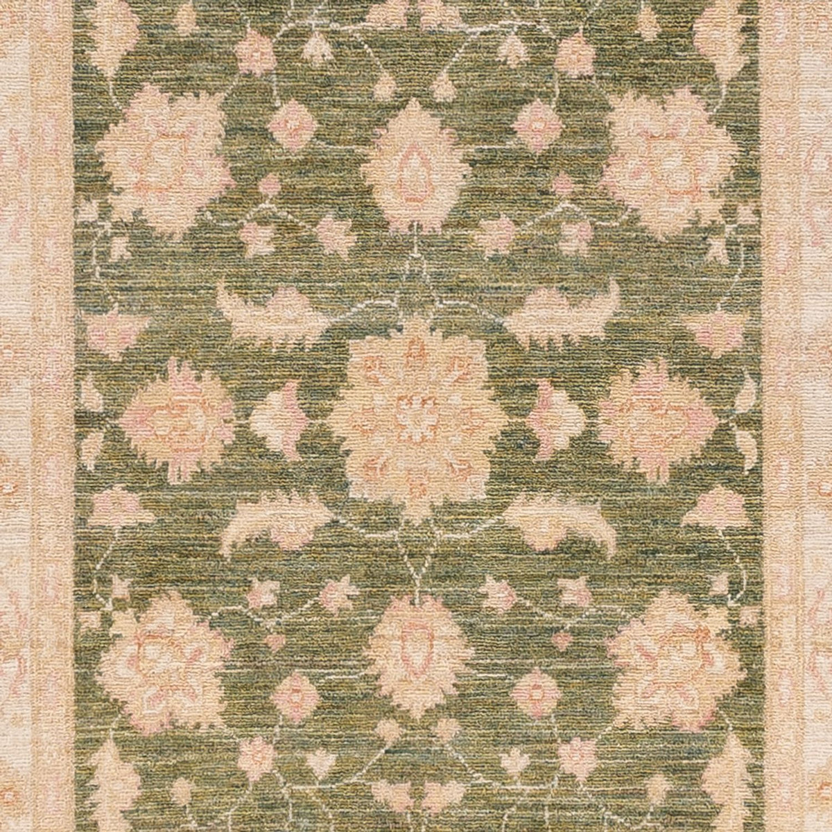 Runner Ziegler Rug - 365 x 102 cm - olive green