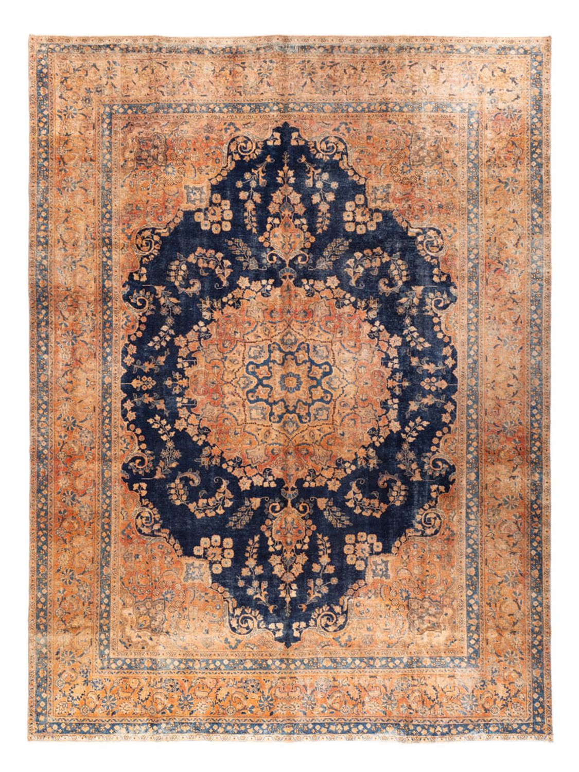 Vintage Rug - 387 x 286 cm - dark blue