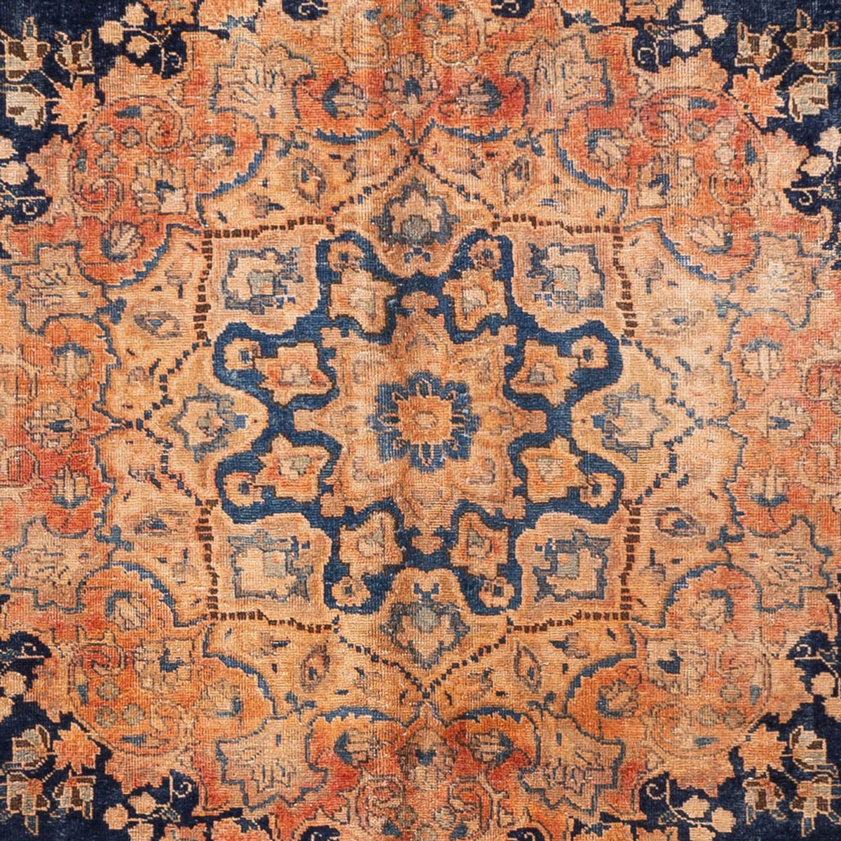 Vintage Rug - 387 x 286 cm - dark blue