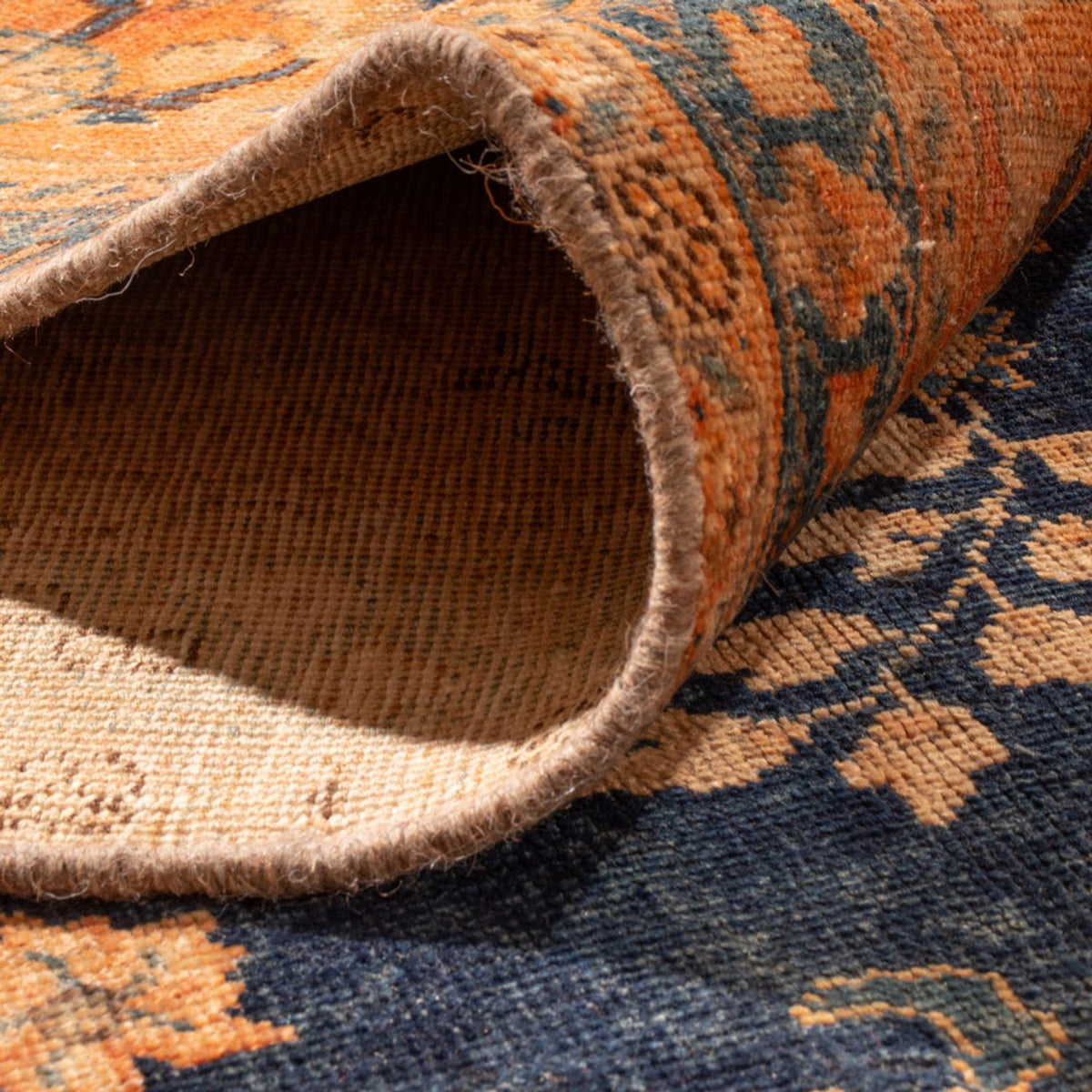 Vintage Rug - 387 x 286 cm - dark blue