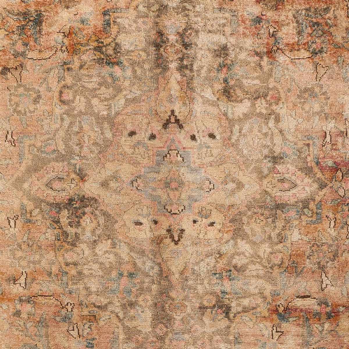 Vintage Rug - 368 x 281 cm - dark beige