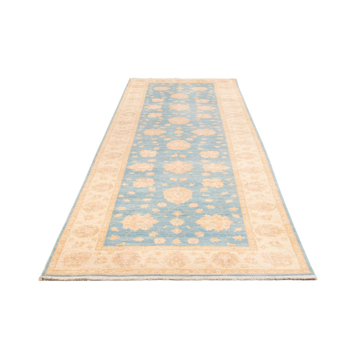 Runner Ziegler Rug - 394 x 124 cm - blue
