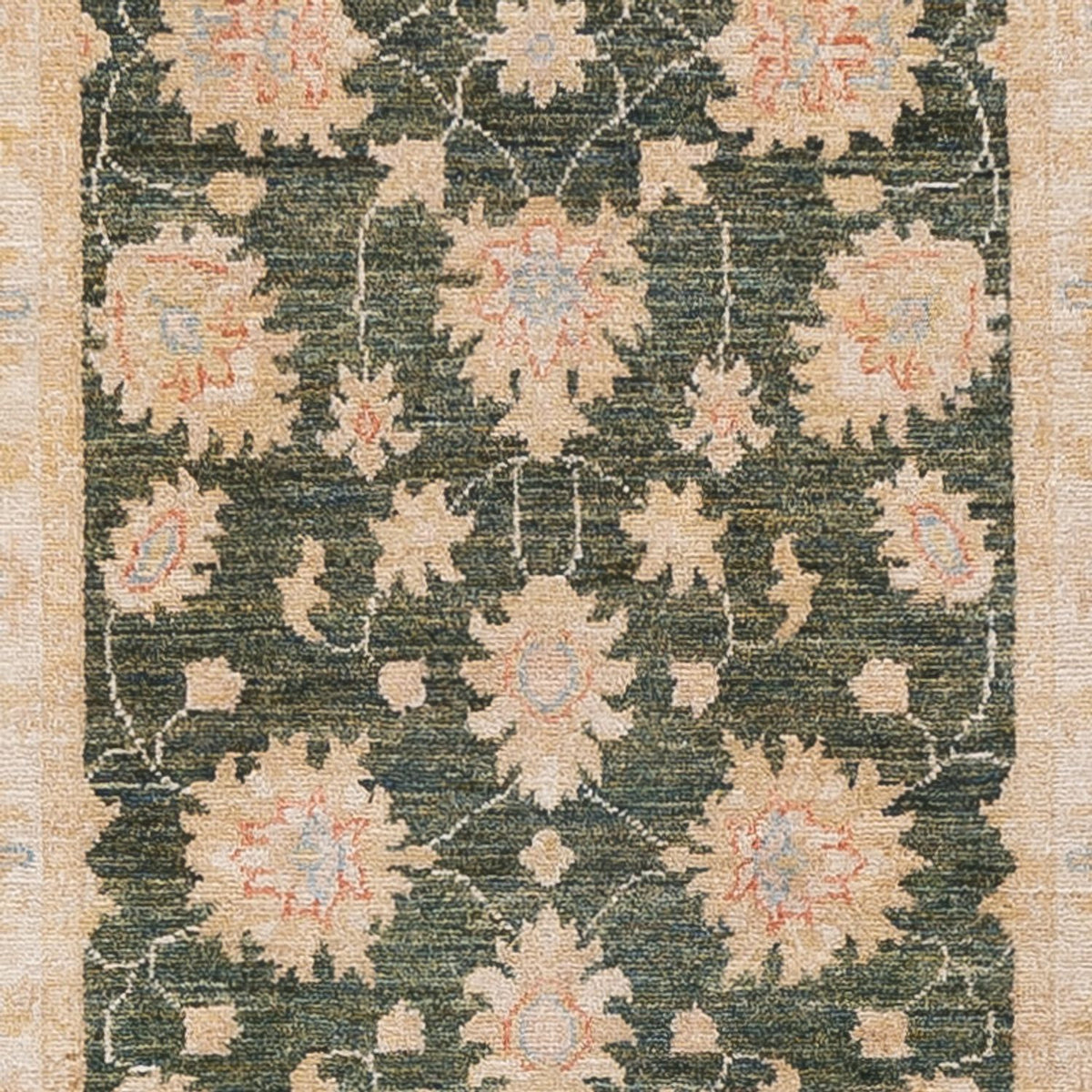 Runner Ziegler Rug - 393 x 83 cm - olive green