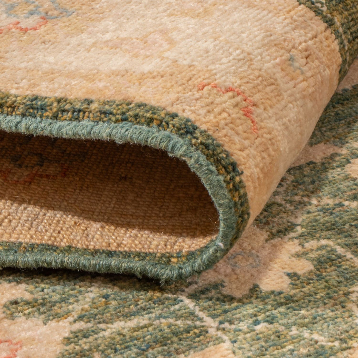 Runner Ziegler Rug - 393 x 83 cm - olive green