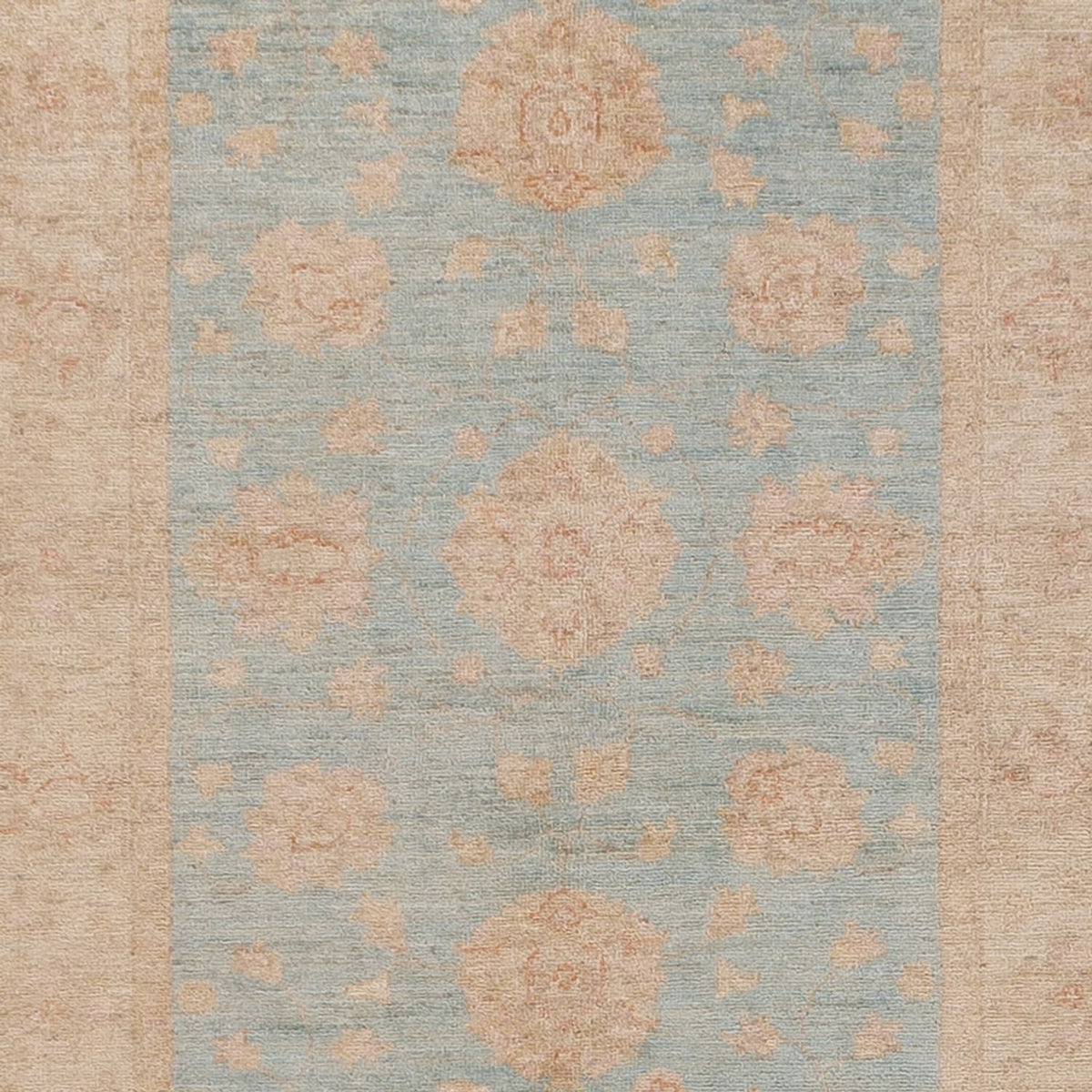 Runner Ziegler Rug - 390 x 103 cm - light blue