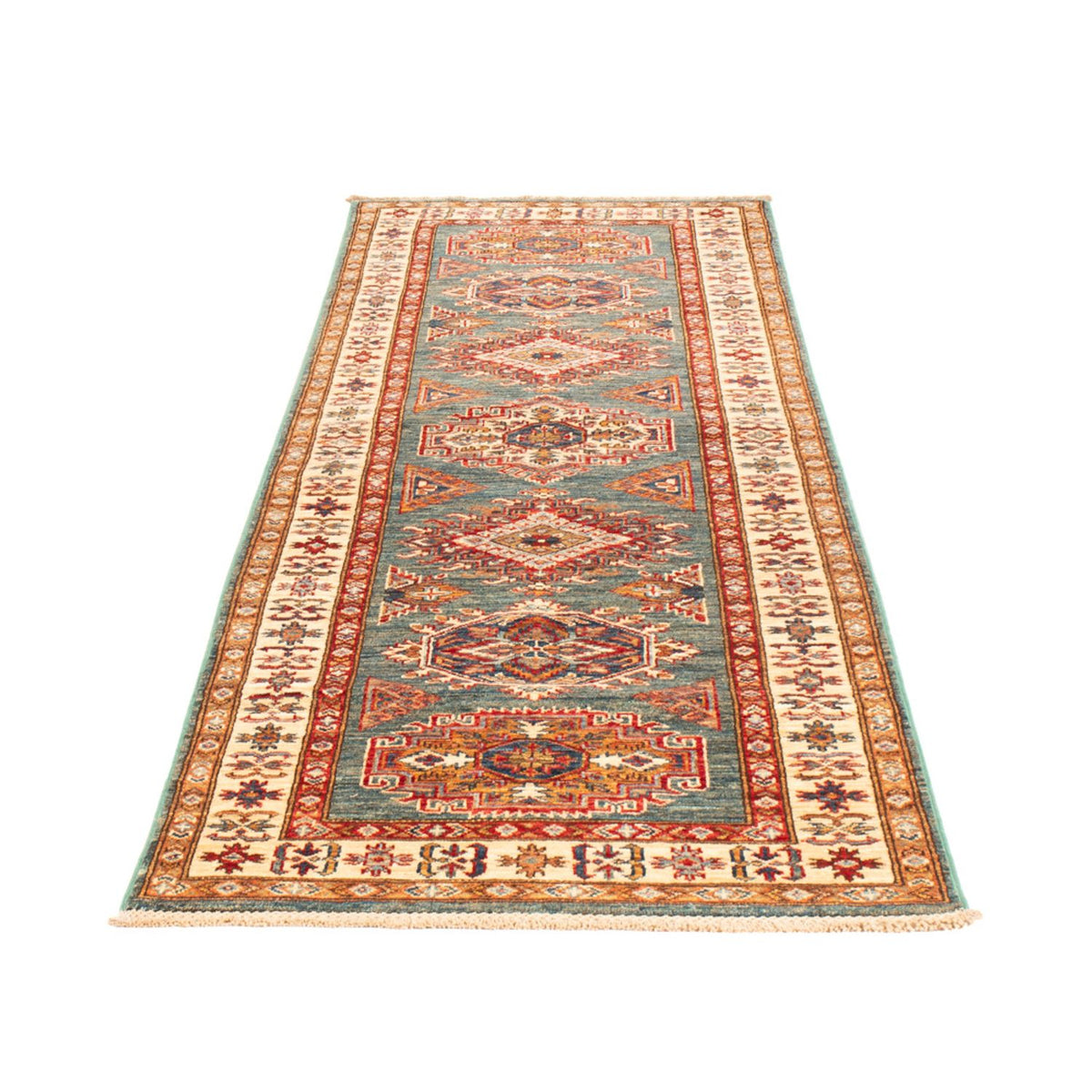 Runner Ziegler Rug - Kazak - 246 x 75 cm - multicolored