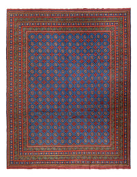 Afghan Rug - Filpa - 394 x 300 cm - blue