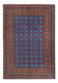 Afghan Rug - Filpa - 296 x 203 cm - blue