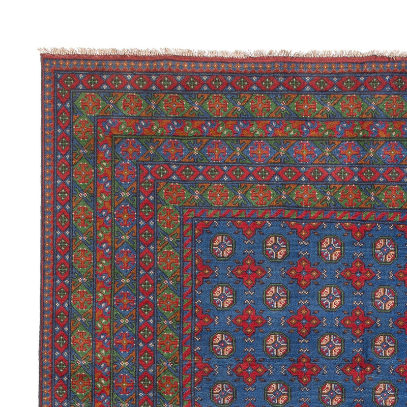 Afghan Rug - Filpa - 355 x 252 cm - blue