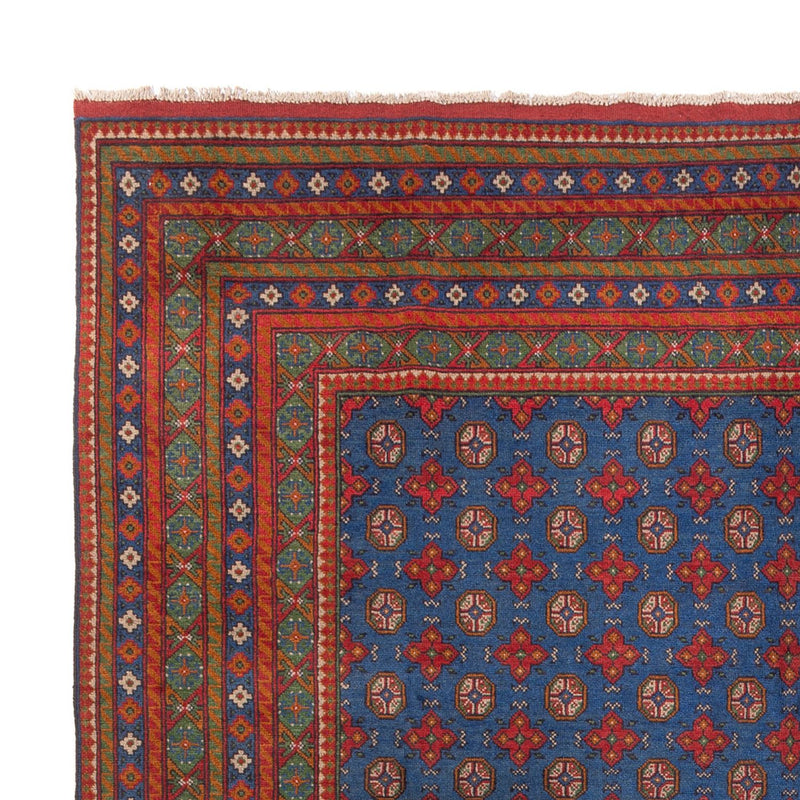 Afghan Rug - Filpa - 394 x 303 cm - blue