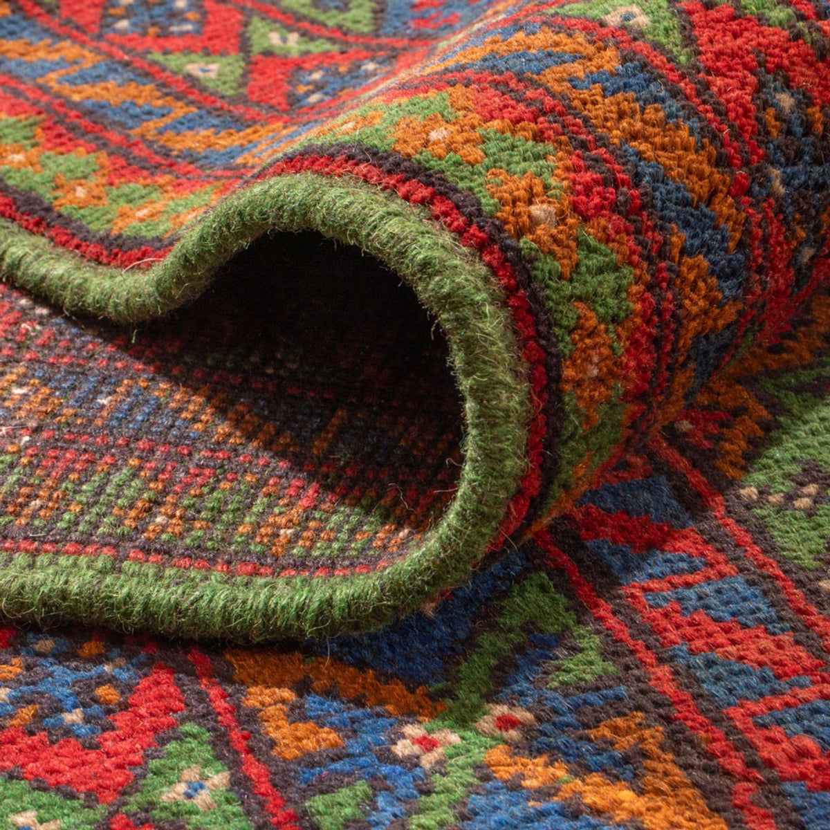 Afghan Rug - Filpa - 393 x 296 cm - green