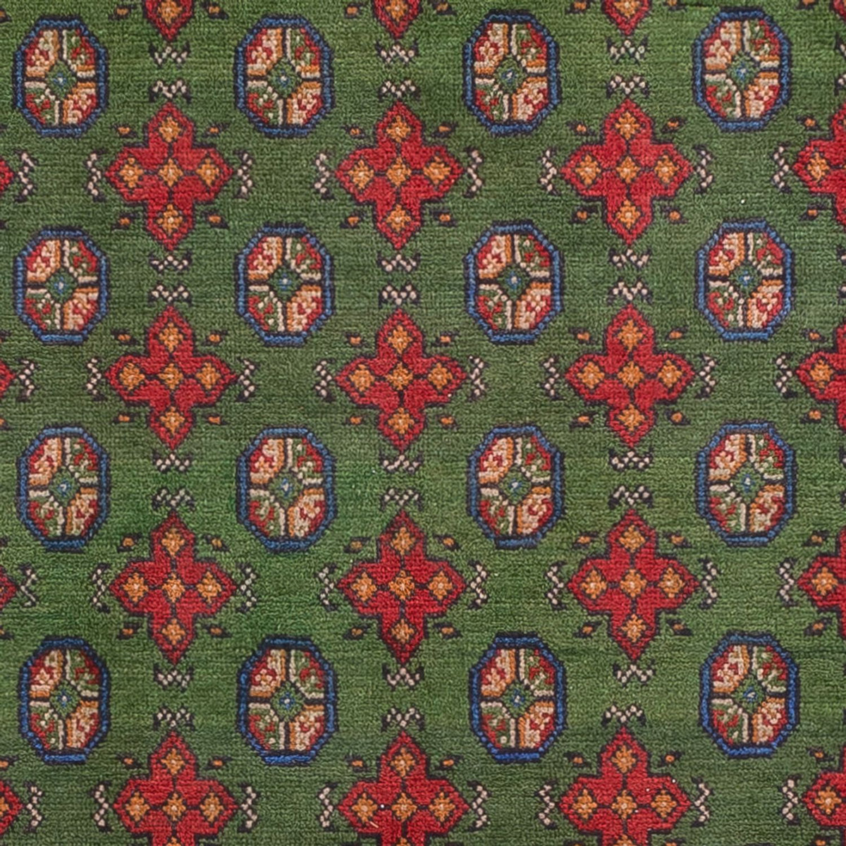 Afghan Rug - Filpa - 298 x 200 cm - green