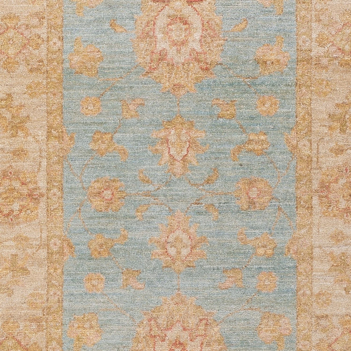 Runner Ziegler Rug - 299 x 80 cm - light blue