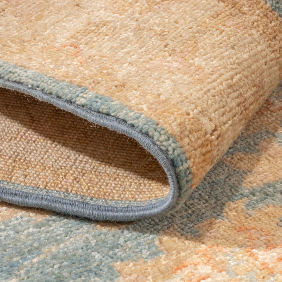 Runner Ziegler Rug - 394 x 82 cm - light blue