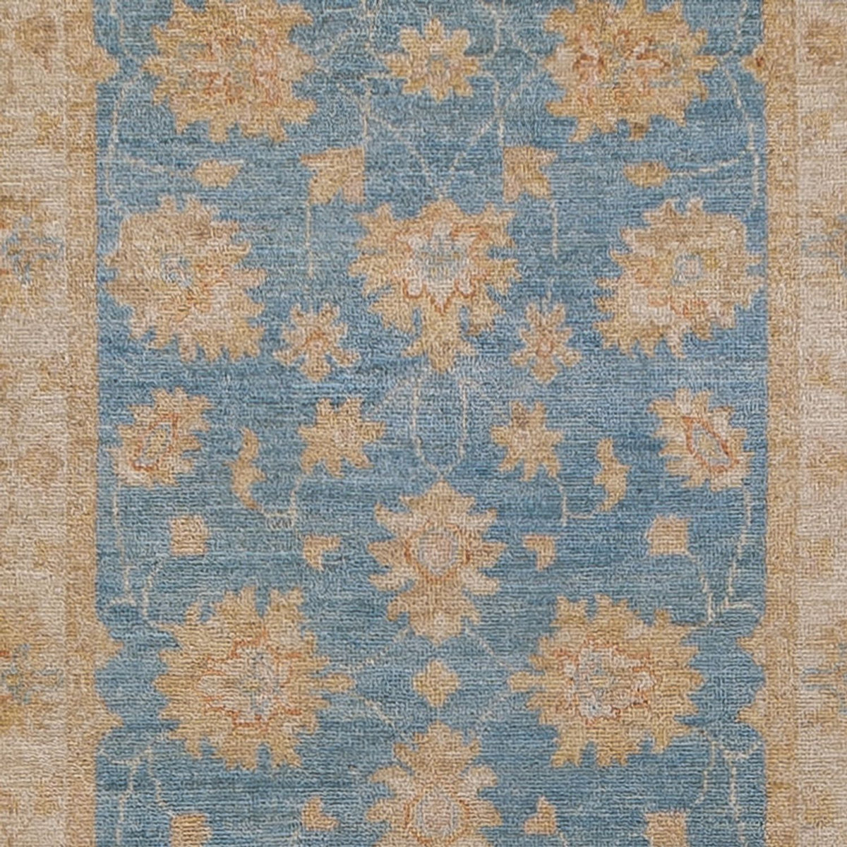 Runner Ziegler Rug - 393 x 81 cm - light blue