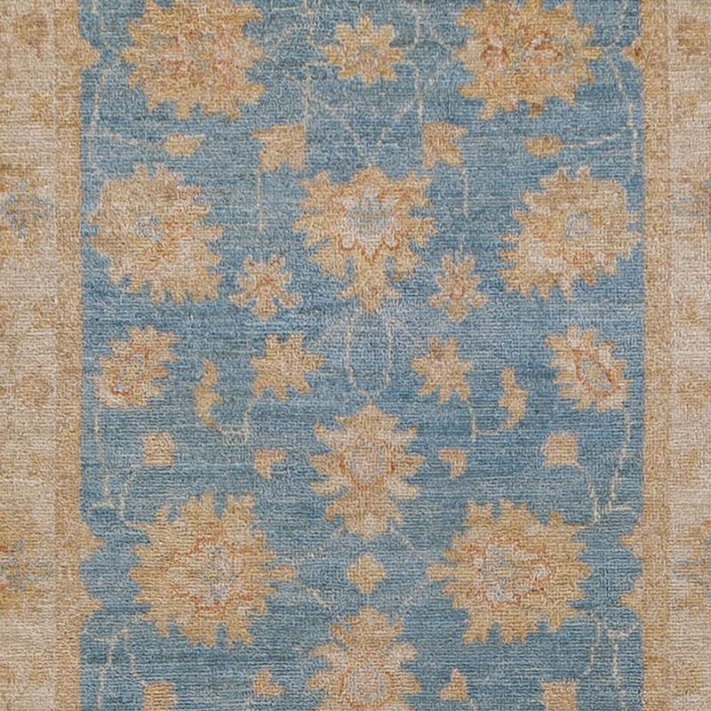 Runner Ziegler Rug - 393 x 81 cm - light blue