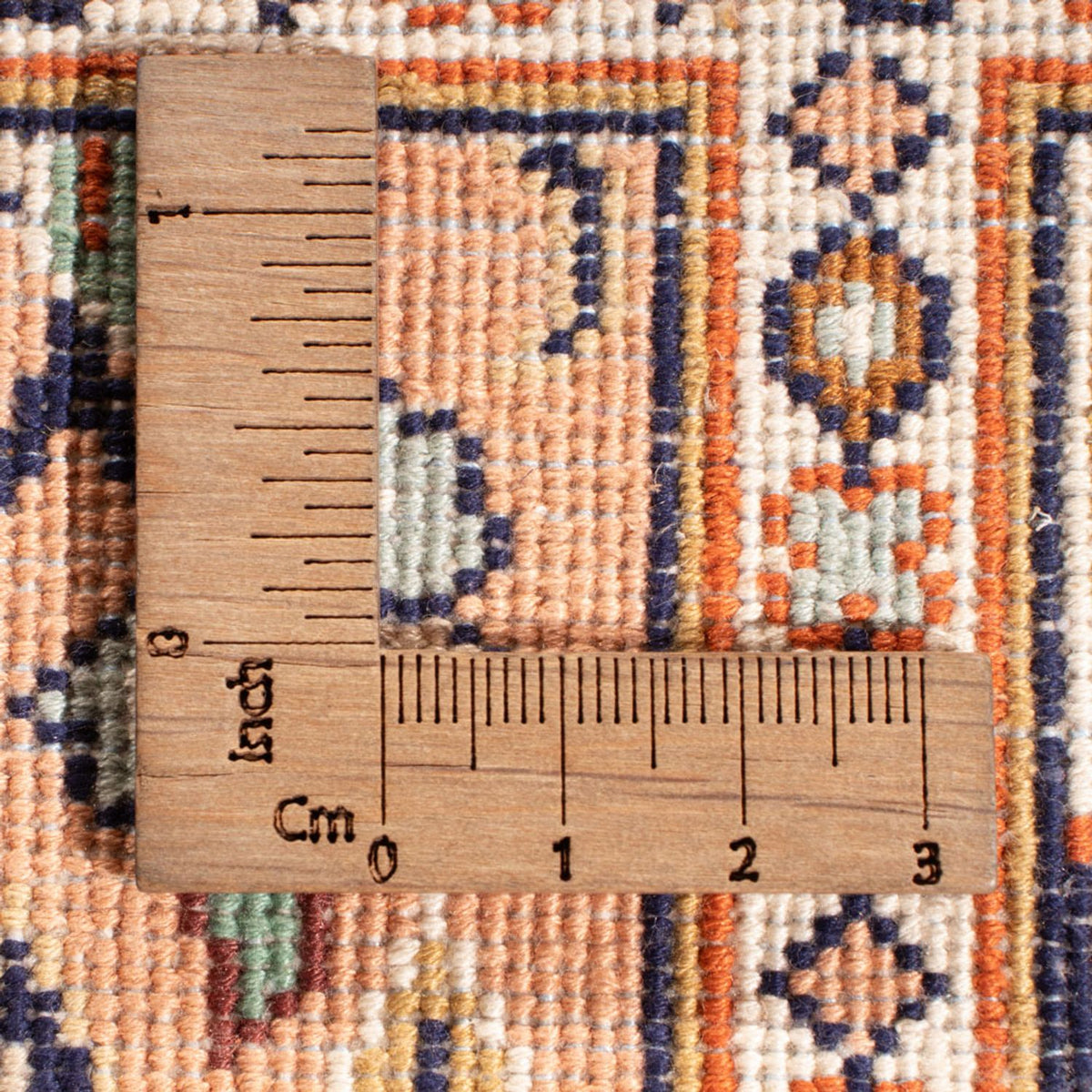 Runner Silk Rug - Kashmir Silk - 452 x 97 cm - cream