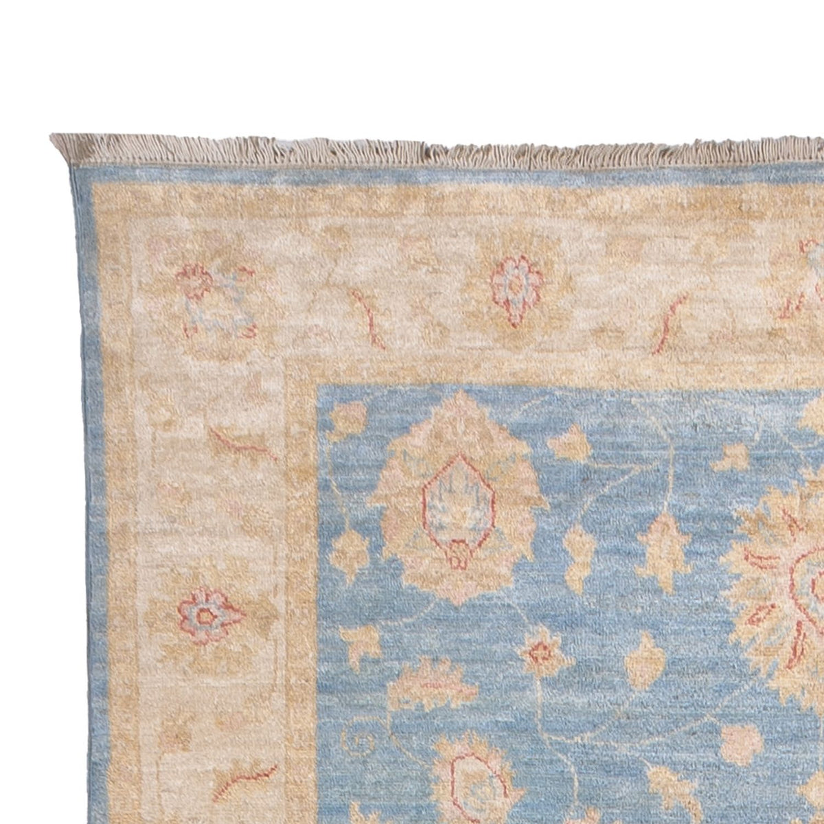 Runner Ziegler Rug - 485 x 143 cm - light blue