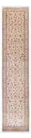Runner Silk Rug - Kashmir Silk - 444 x 94 cm - beige