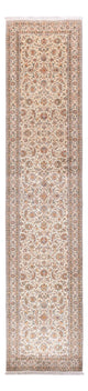 Runner Silk Rug - Kashmir Silk - 444 x 94 cm - beige