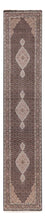 Runner Oriental Rug - Tabriz - 406 x 82 cm - anthracite
