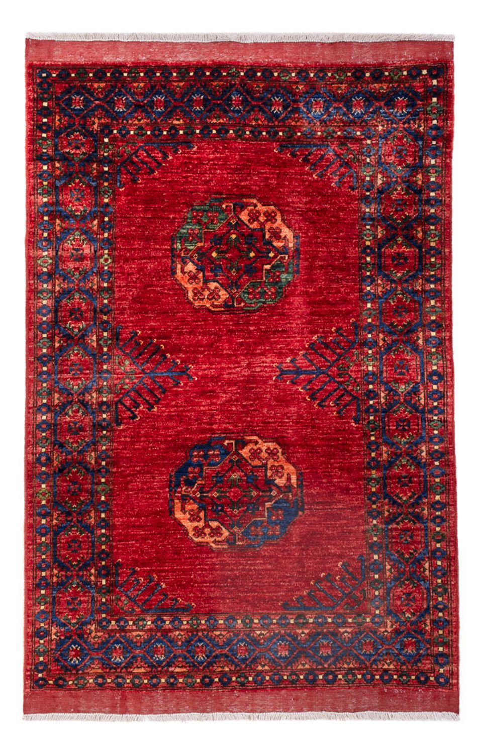 Afghan Rug - 183 x 122 cm - red