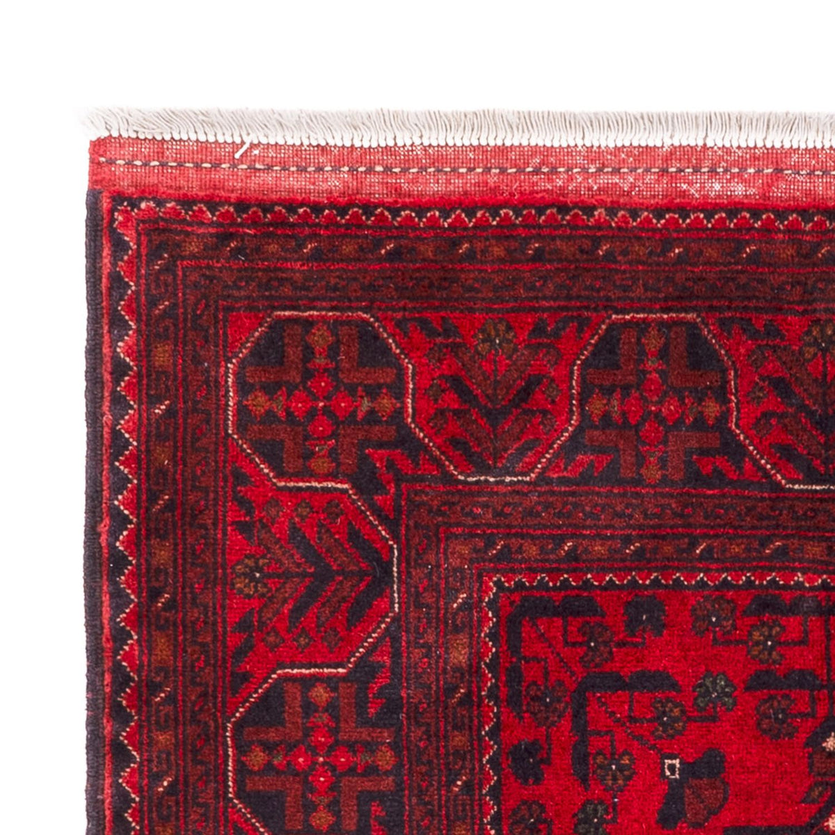 Afghan Rug - Kunduz - 150 x 98 cm - red