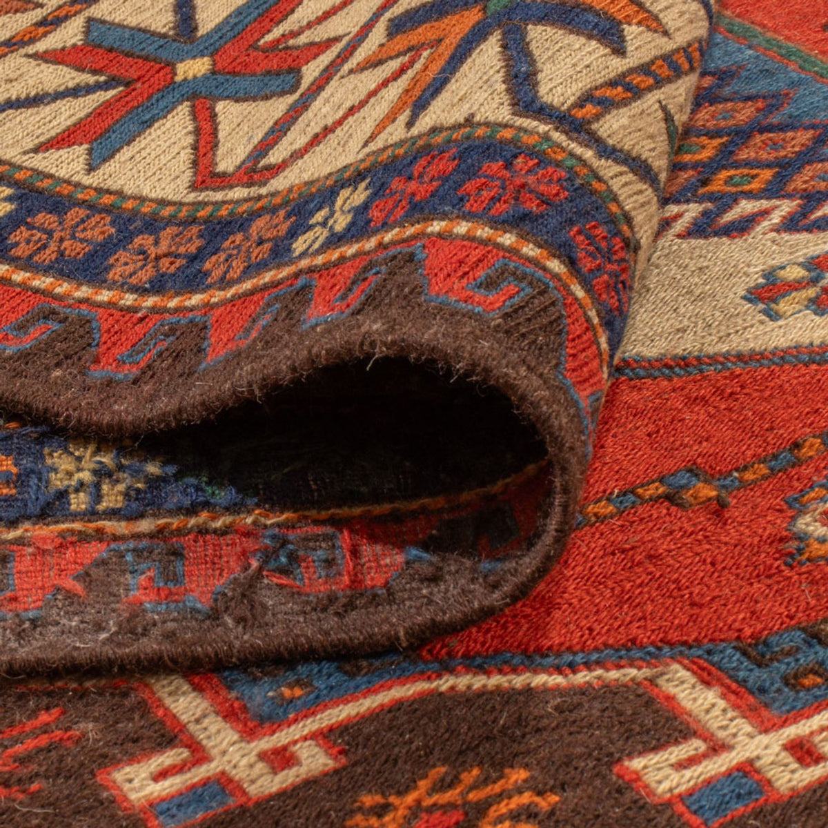 Kelim Rug - Oriental - Soumak - 272 x 204 cm - rust